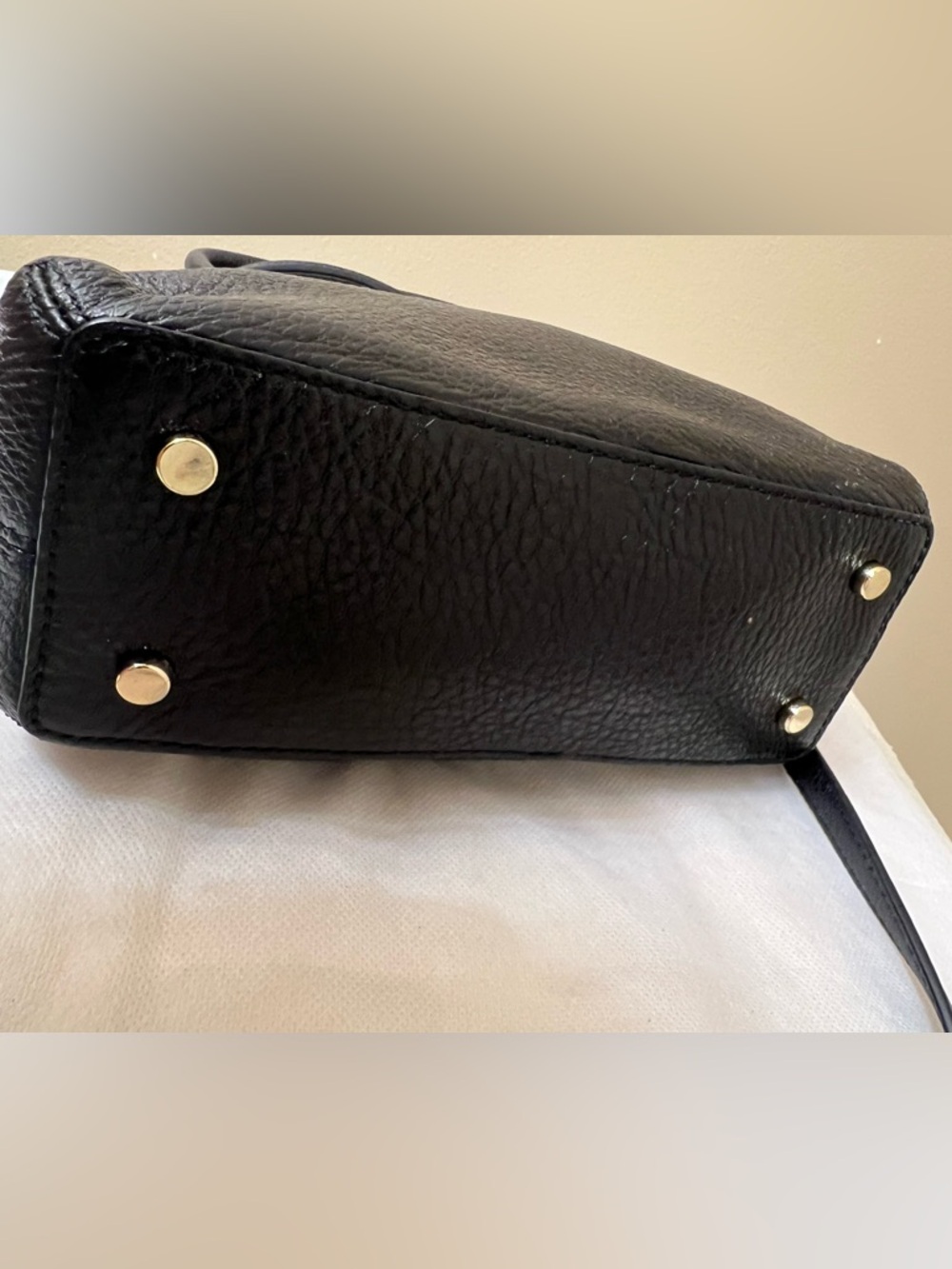 kate spade Pebbled Leather Dome Satchel / Crossbody - Picture 7 of 13